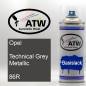 Preview: Opel, Technical Grey Metallic, 86R: 400ml Sprühdose, von ATW Autoteile West.